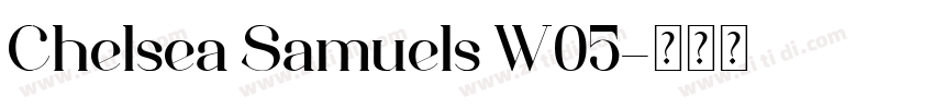 Chelsea Samuels W05字体转换